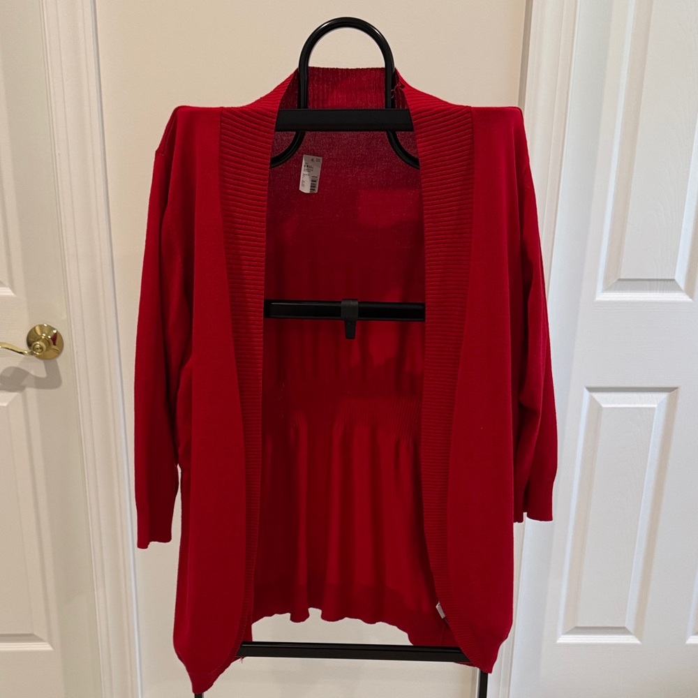 Simply Emma Vibrant Red Women's Cardigan